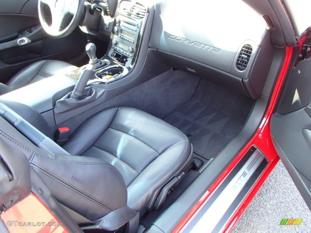 2008 Corvette Coupe - Victory Red / Ebony photo #11