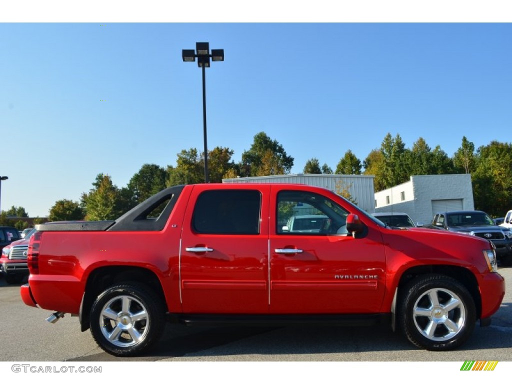 2010 Avalanche LT - Victory Red / Dark Titanium/Light Titanium photo #2