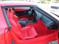 1994 Chevrolet Corvette Red Interior Front Seat Photo