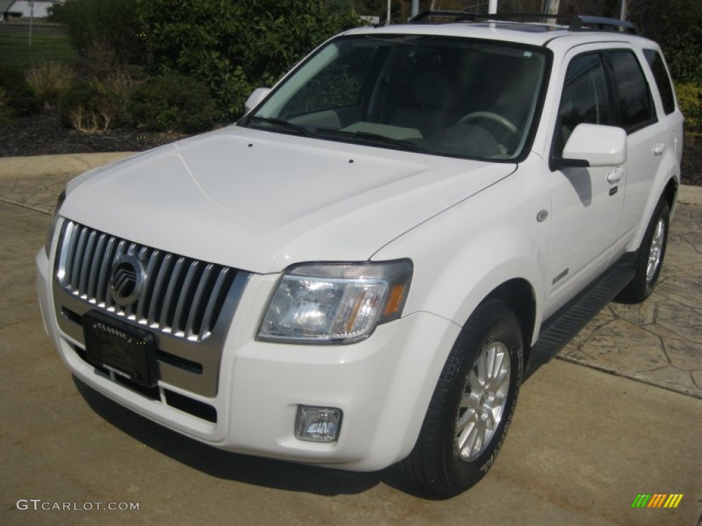 2008 Oxford White Mercury Mariner V6 Premier 4WD 86451137 Photo 7