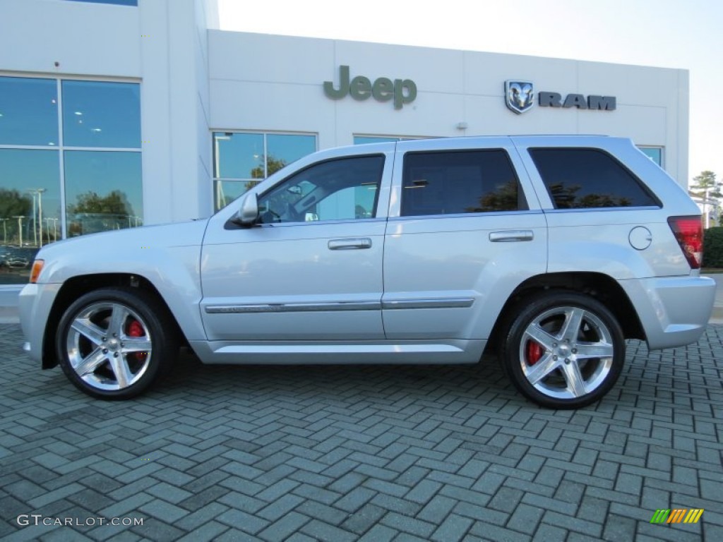 Bright Silver Metallic 2010 Jeep Grand Cherokee SRT8 4x4 Exterior Photo #86497935