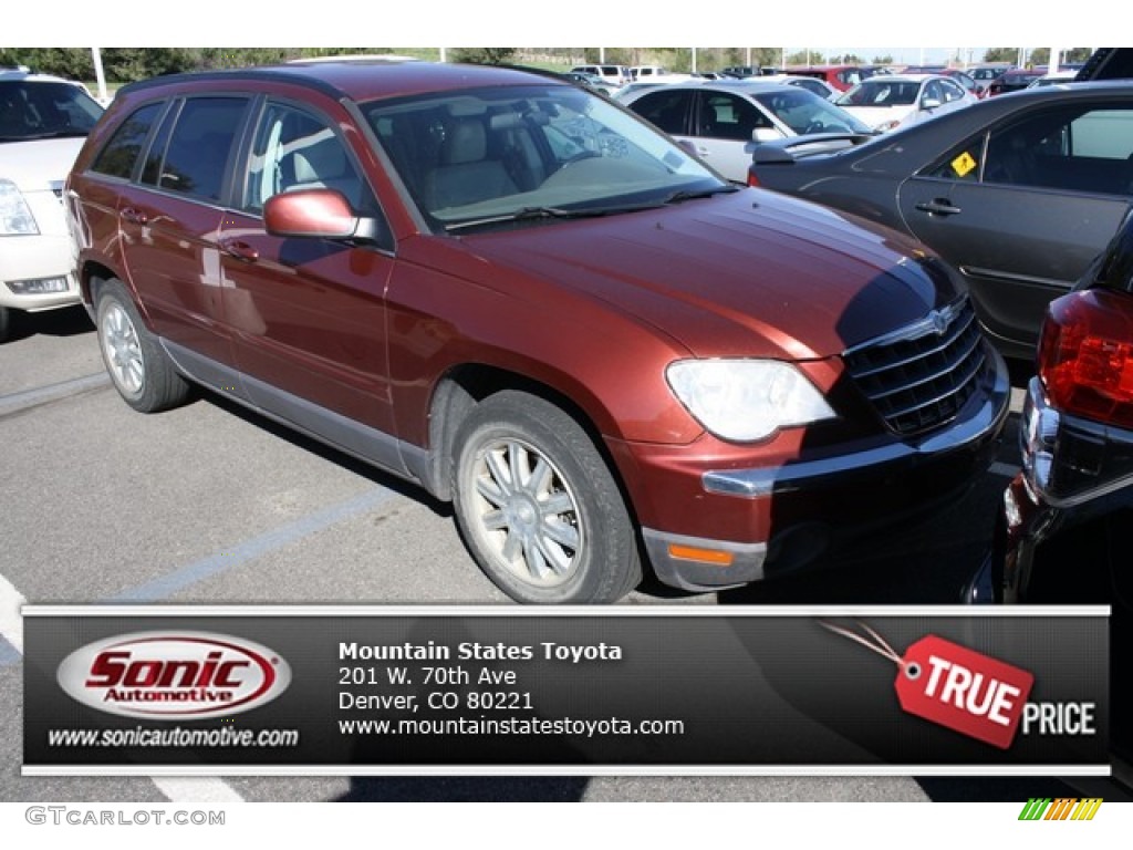 2007 Pacifica Touring - Cognac Crystal Pearl / Dark Khaki/Light Graystone photo #1
