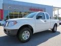 2013 Glacier White Nissan Frontier S King Cab  photo #1