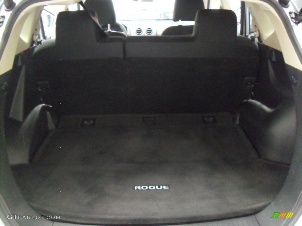 2011 Rogue SV AWD - Frosted Steel Metallic / Black photo #18