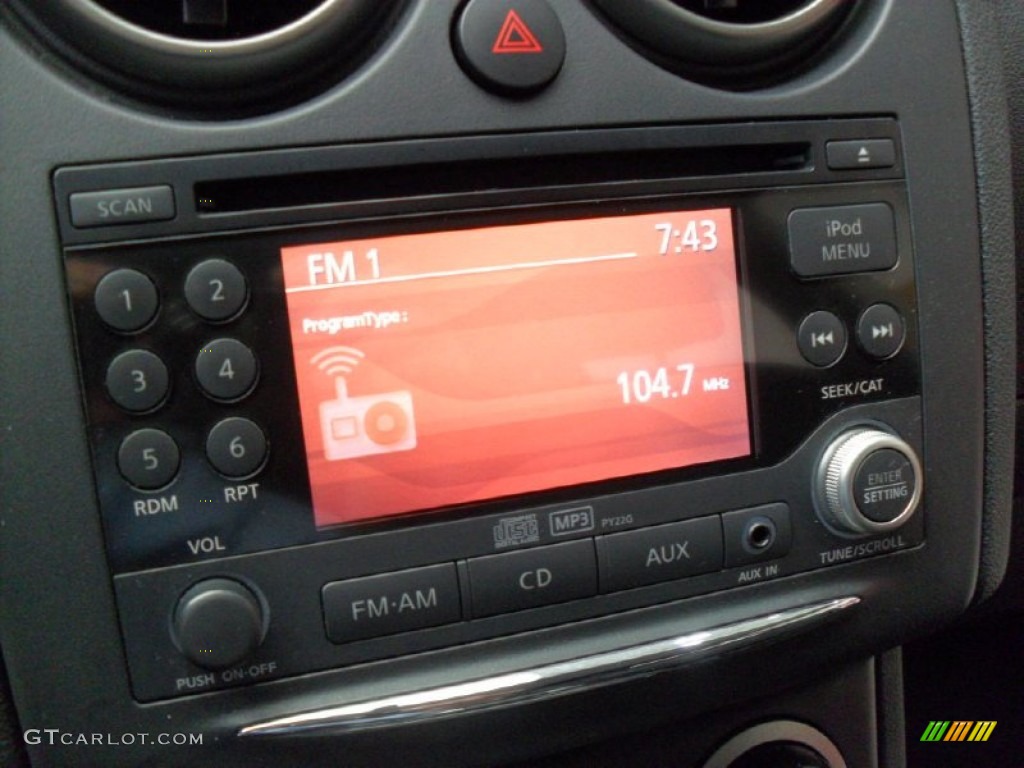 2011 Rogue SV AWD - Frosted Steel Metallic / Black photo #20