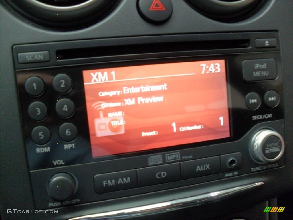 2011 Rogue SV AWD - Frosted Steel Metallic / Black photo #21
