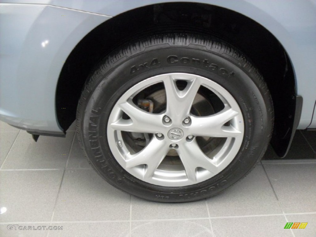 2011 Rogue SV AWD - Frosted Steel Metallic / Black photo #25
