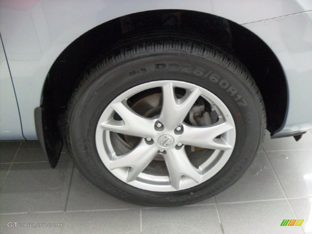 2011 Rogue SV AWD - Frosted Steel Metallic / Black photo #26