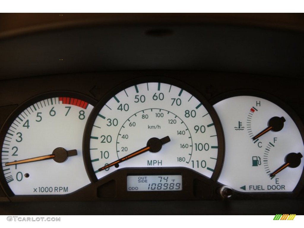 2004 Corolla LE - Black / Pebble Beige photo #7