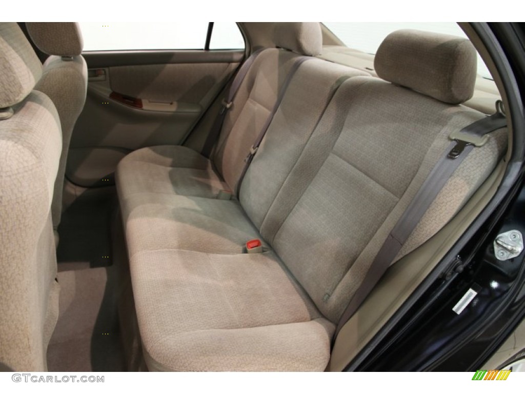 2004 Corolla LE - Black / Pebble Beige photo #12
