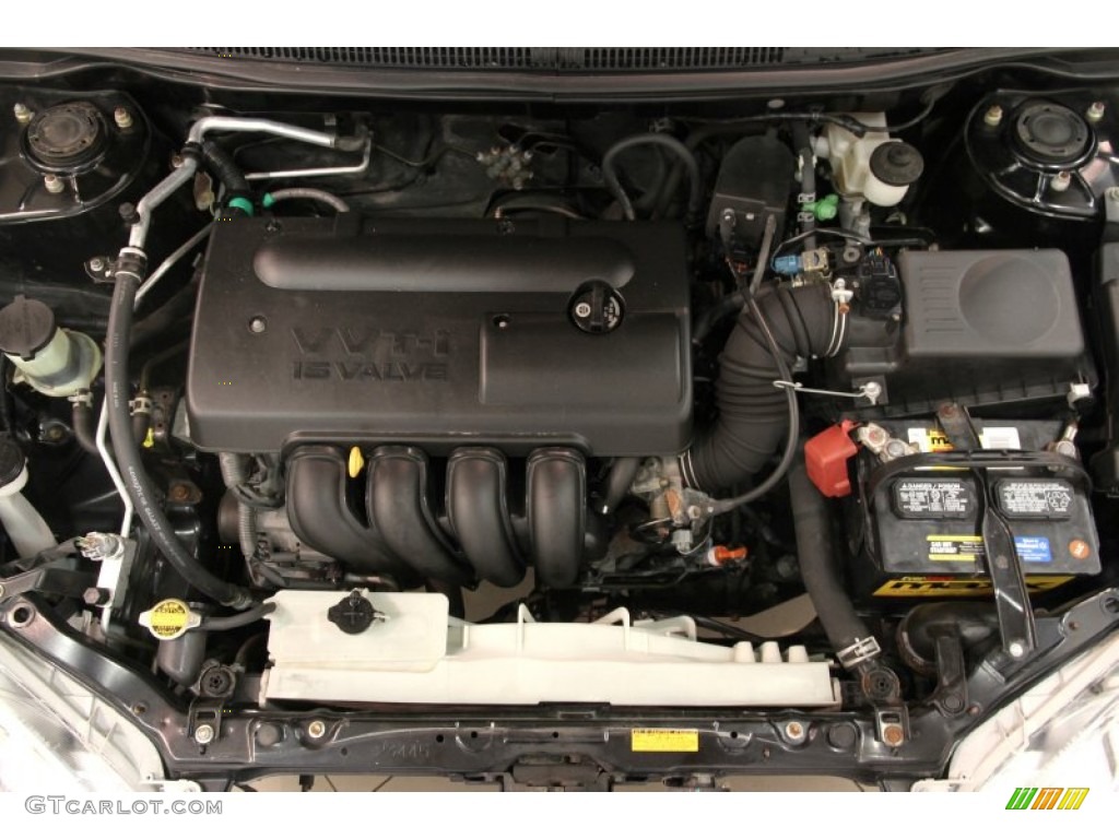 2004 Corolla LE - Black / Pebble Beige photo #14