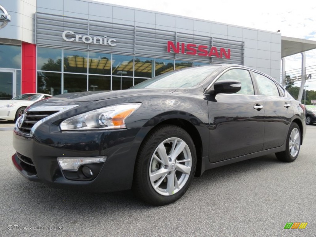 2014 Altima 2.5 SL - Storm Blue / Beige photo #1