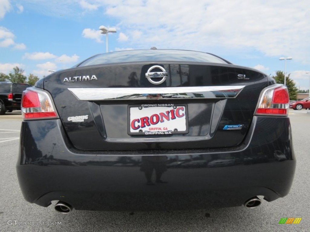 2014 Altima 2.5 SL - Storm Blue / Beige photo #4