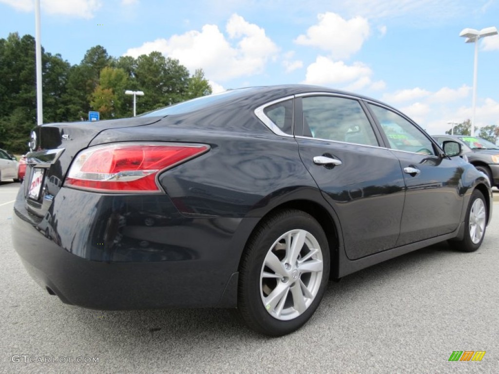 2014 Altima 2.5 SL - Storm Blue / Beige photo #5