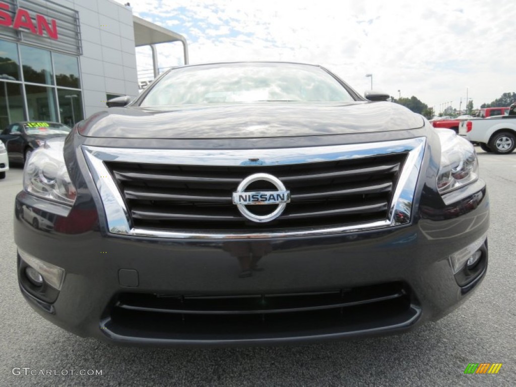 2014 Altima 2.5 SL - Storm Blue / Beige photo #8