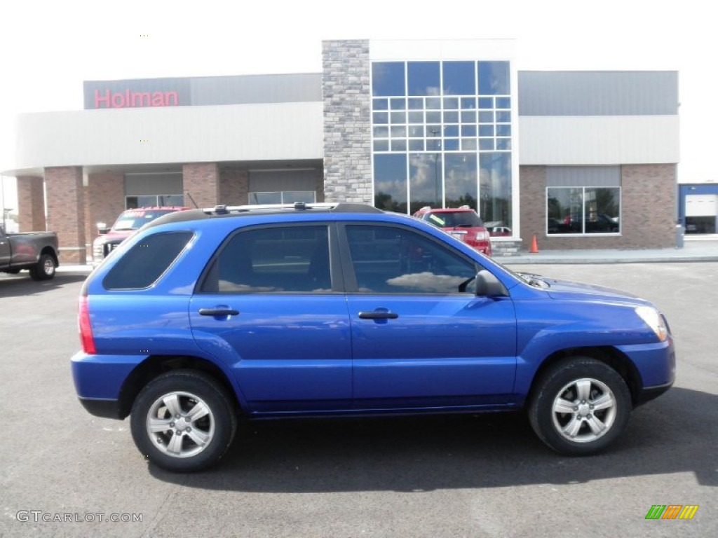 2009 Sportage LX - Smart Blue / Black photo #1