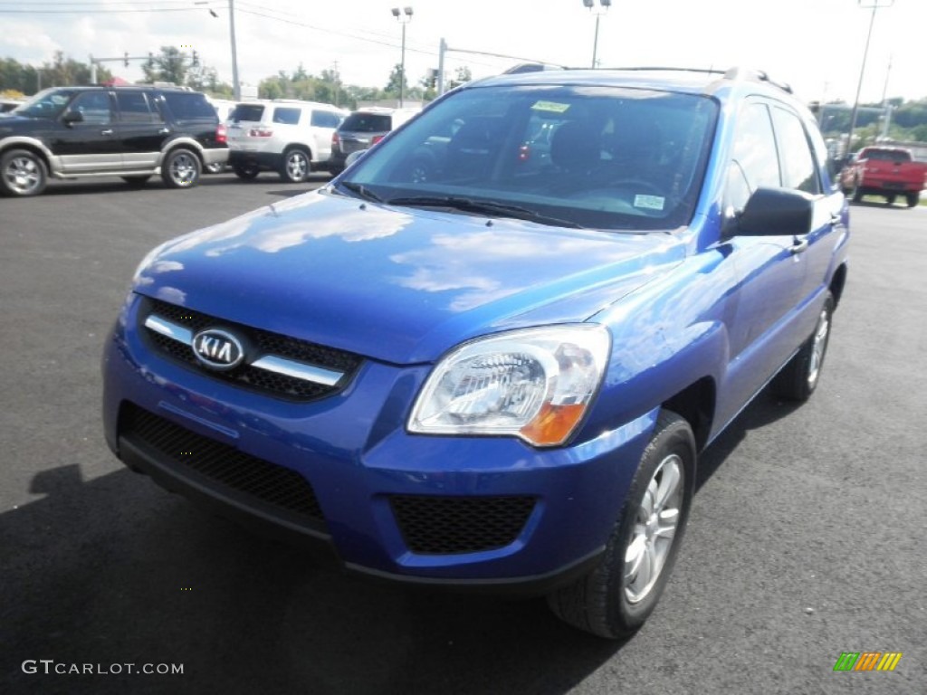2009 Sportage LX - Smart Blue / Black photo #3