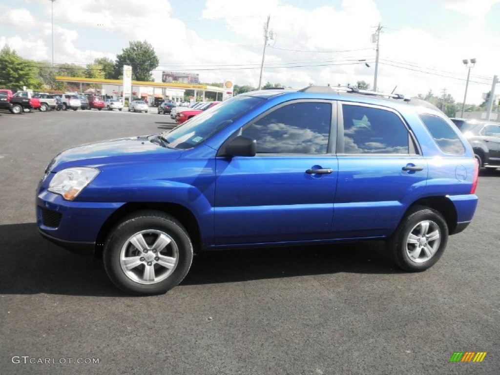 2009 Sportage LX - Smart Blue / Black photo #4