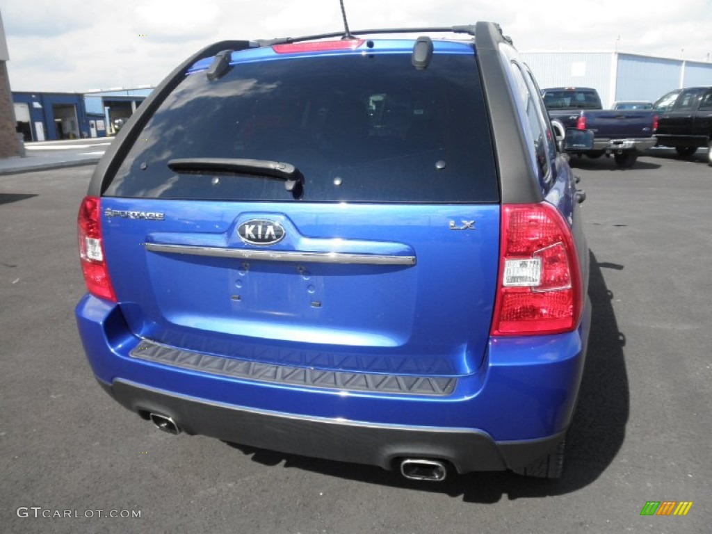 2009 Sportage LX - Smart Blue / Black photo #23