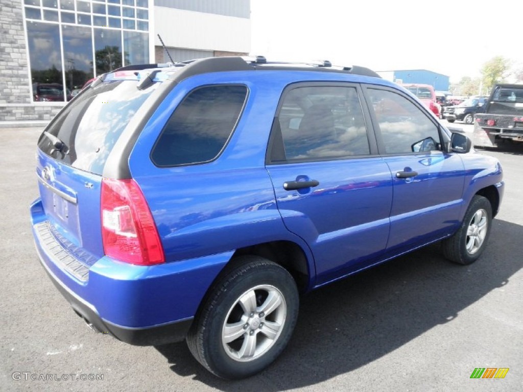 2009 Sportage LX - Smart Blue / Black photo #27