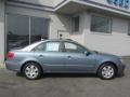 2009 Medium Silver Blue Hyundai Sonata GLS  photo #2