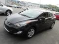 2012 Black Noir Pearl Hyundai Elantra GLS  photo #4