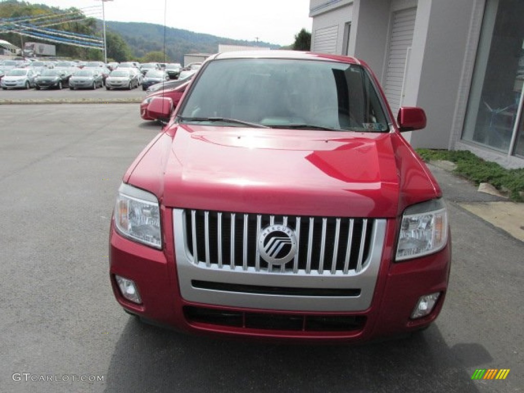 2008 Mariner V6 Premier 4WD - Vivid Red Metallic / Black photo #4