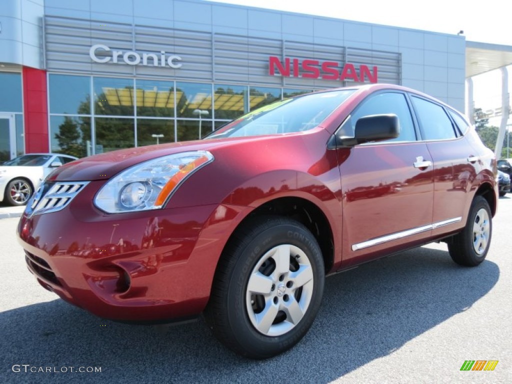 2013 Rogue S - Cayenne Red / Black photo #1