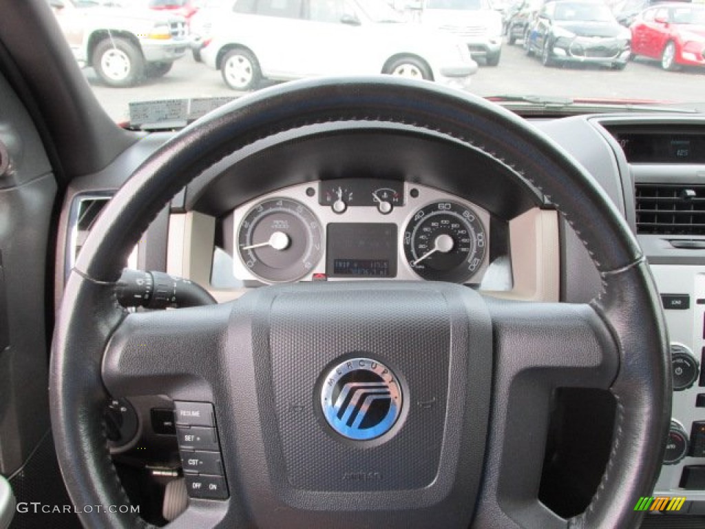 2008 Mariner V6 Premier 4WD - Vivid Red Metallic / Black photo #19