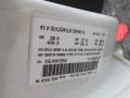  2000 Sebring JX Convertible Bright White Color Code PW7