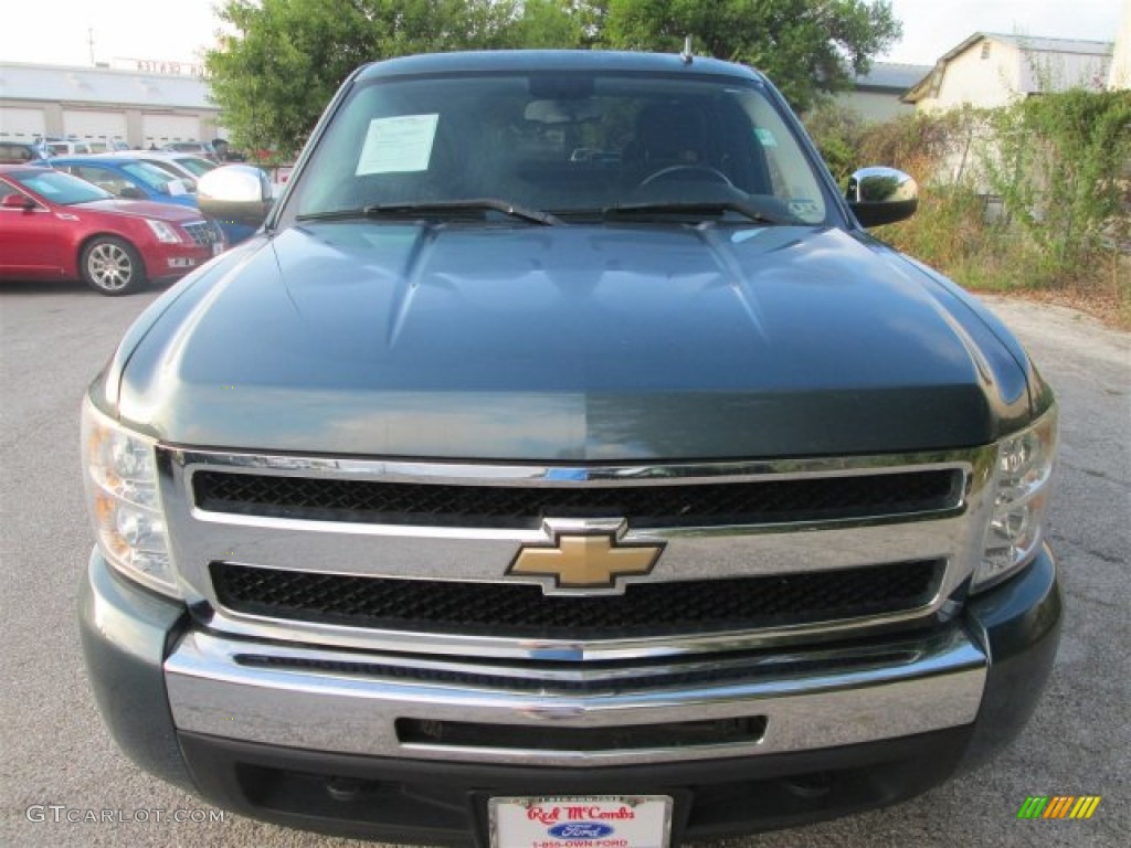 2009 Silverado 1500 LT Extended Cab - Blue Granite Metallic / Ebony photo #2