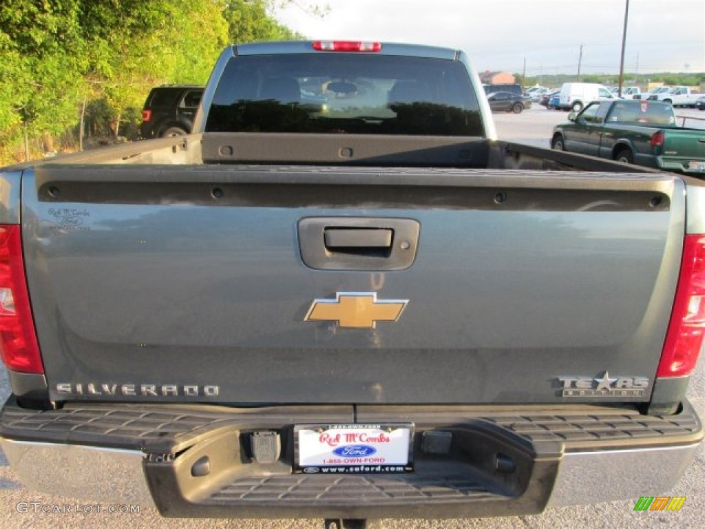 2009 Silverado 1500 LT Extended Cab - Blue Granite Metallic / Ebony photo #5