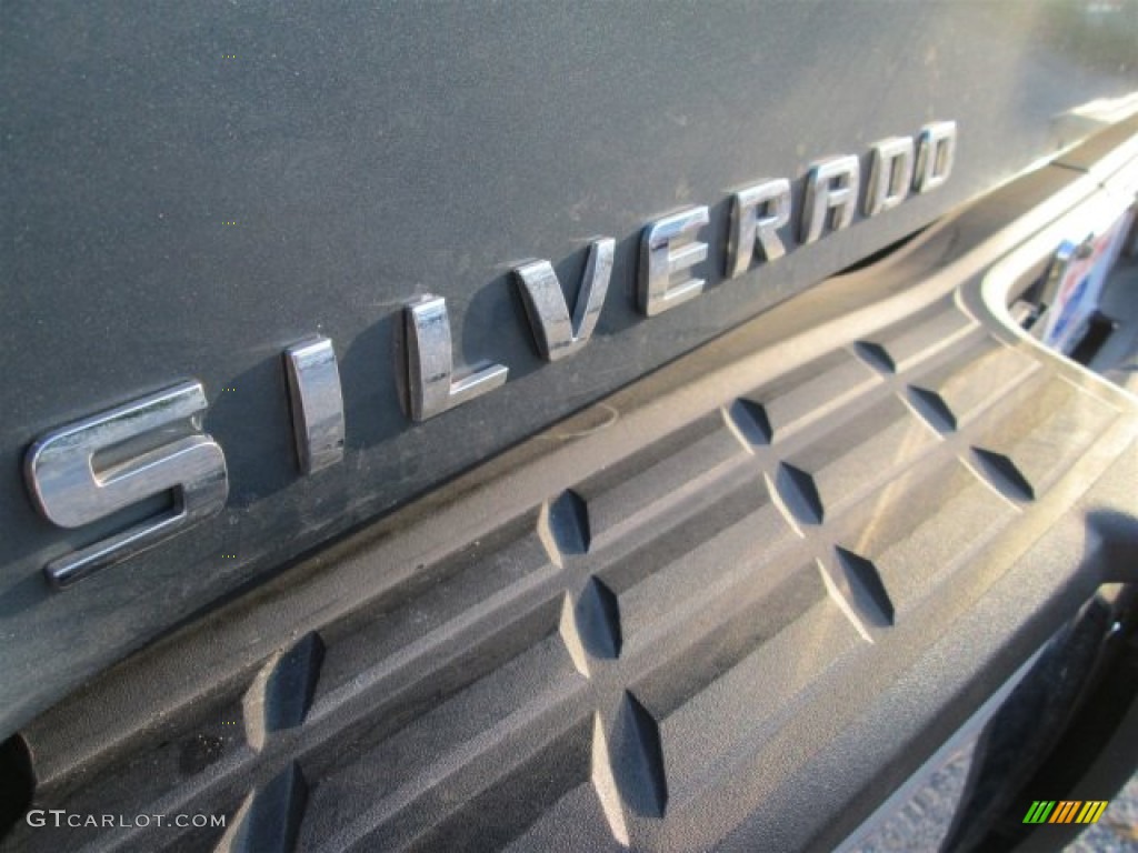 2009 Silverado 1500 LT Extended Cab - Blue Granite Metallic / Ebony photo #7