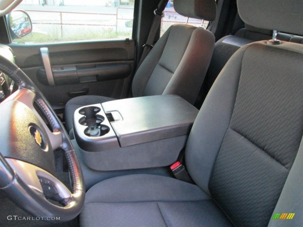 2009 Silverado 1500 LT Extended Cab - Blue Granite Metallic / Ebony photo #9