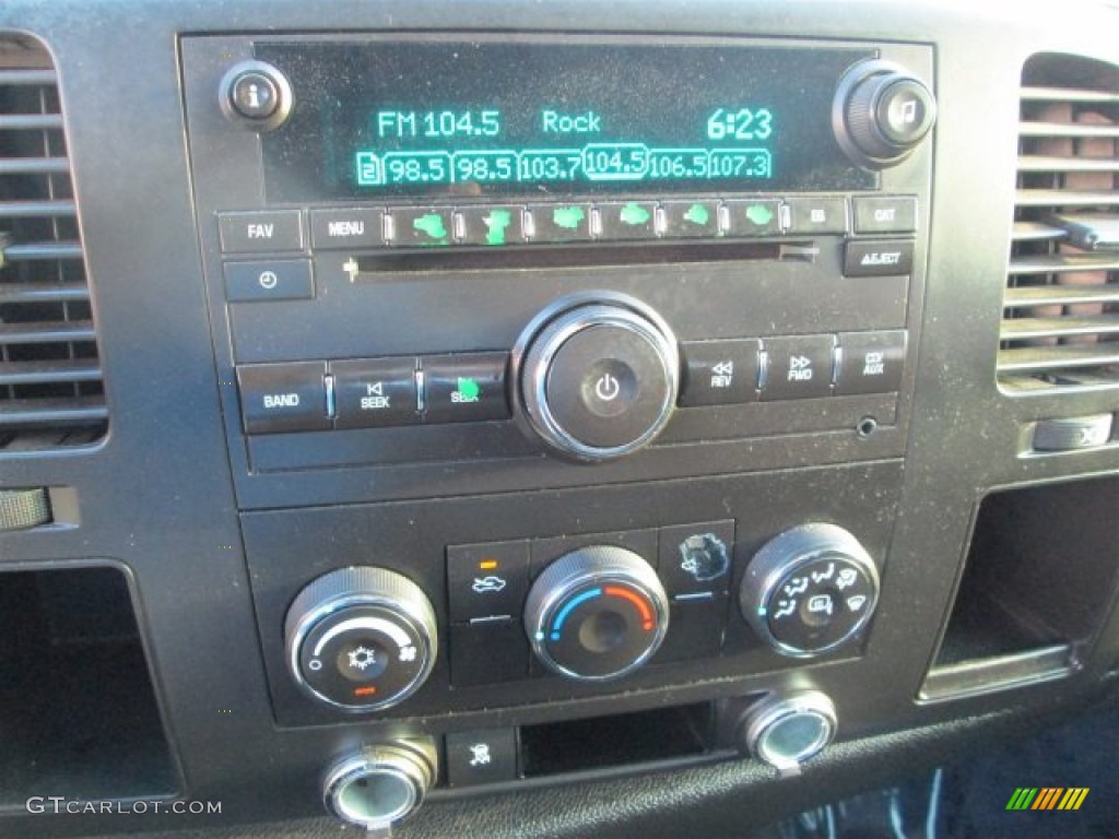 2009 Silverado 1500 LT Extended Cab - Blue Granite Metallic / Ebony photo #14