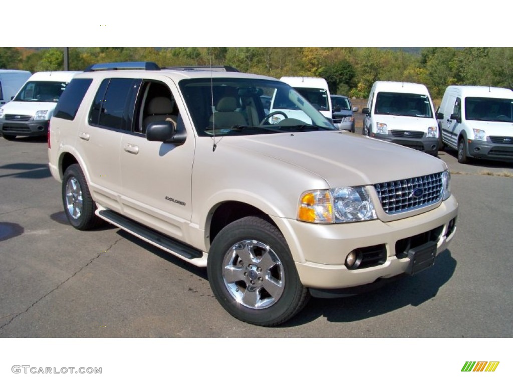 Ivory Parchment Tri Coat 2005 Ford Explorer Limited 4x4 Exterior Photo #86506774