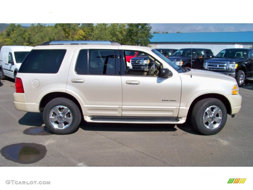 Ivory Parchment Tri Coat 2005 Ford Explorer Limited 4x4 Exterior Photo #86506798