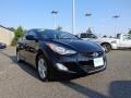 2012 Midnight Black Hyundai Elantra GLS  photo #16