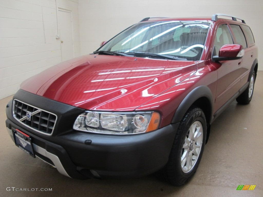 2007 XC70 AWD Cross Country - Ruby Red Metallic / Taupe photo #3