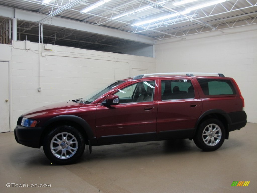 2007 XC70 AWD Cross Country - Ruby Red Metallic / Taupe photo #4