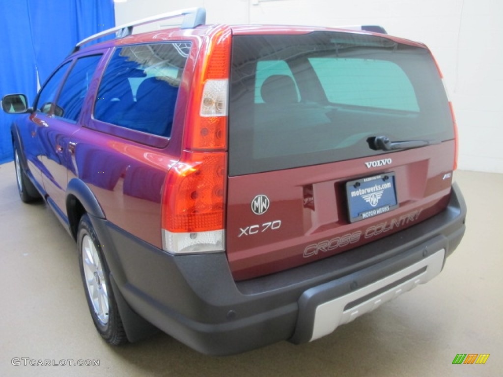 2007 XC70 AWD Cross Country - Ruby Red Metallic / Taupe photo #5