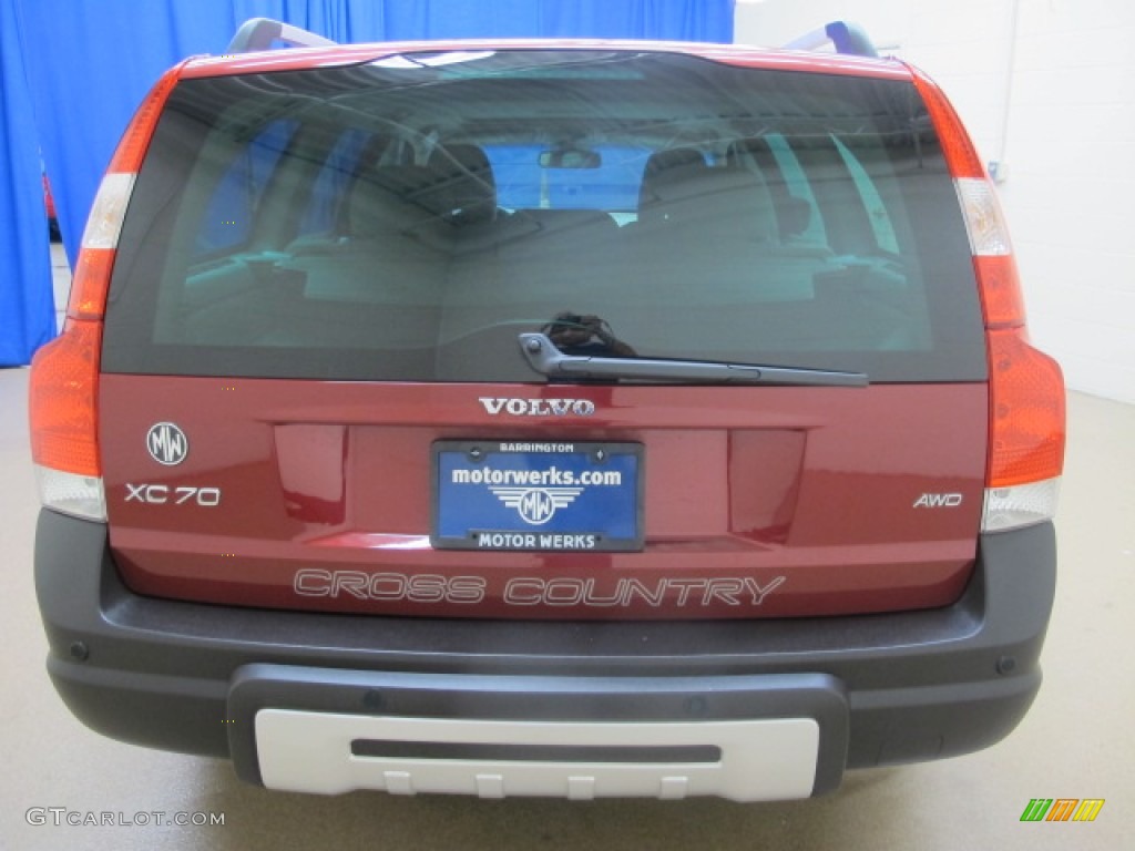 2007 XC70 AWD Cross Country - Ruby Red Metallic / Taupe photo #6