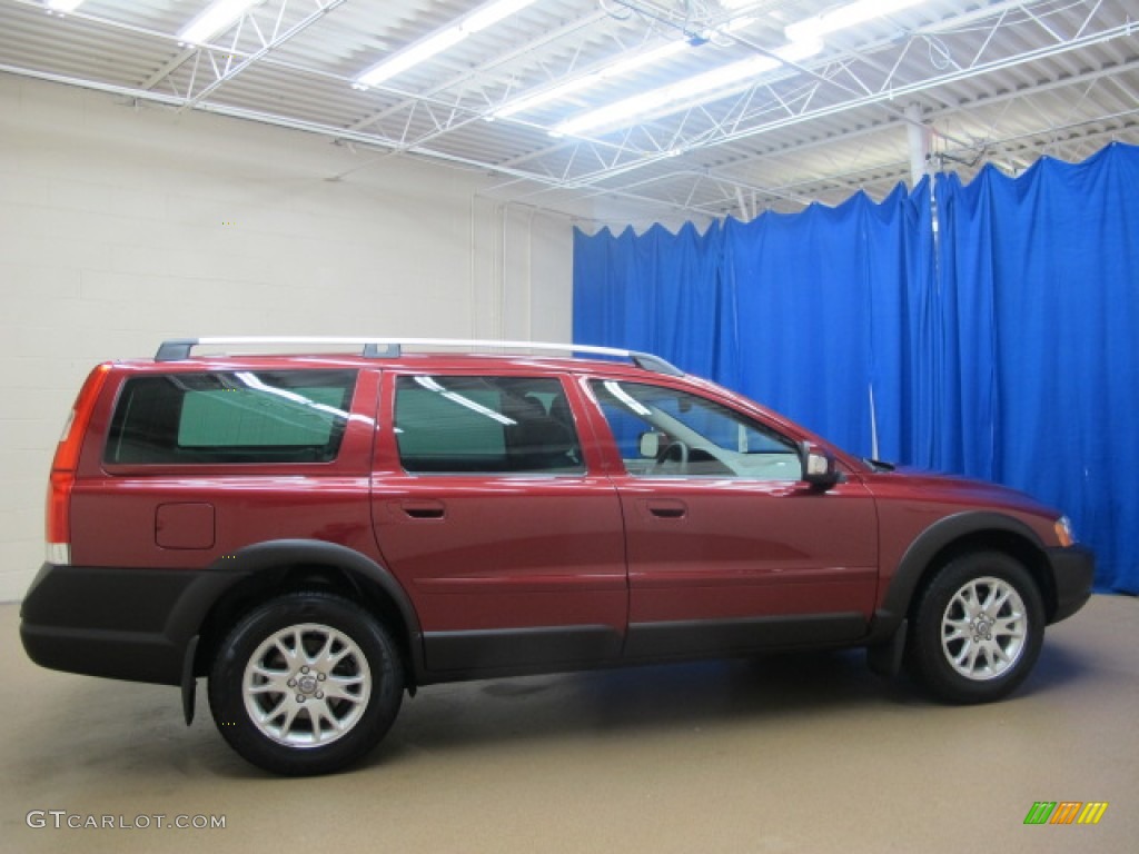 2007 XC70 AWD Cross Country - Ruby Red Metallic / Taupe photo #8