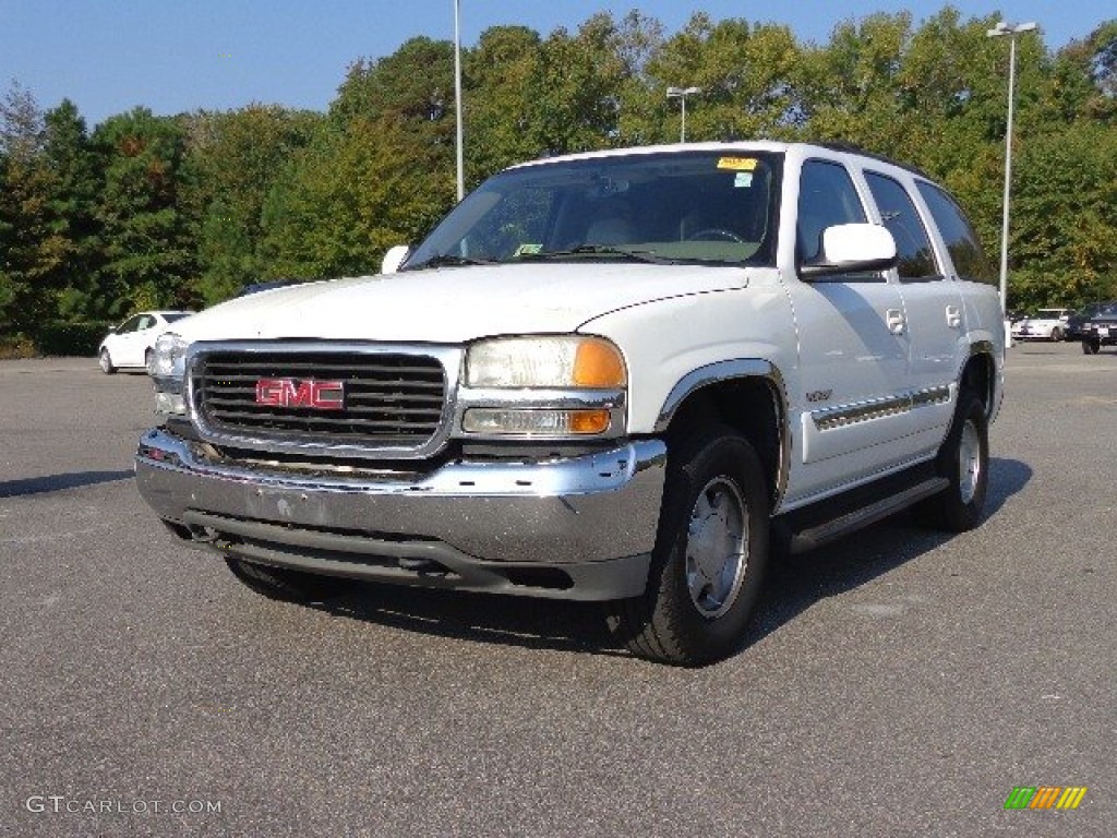 2004 Yukon SLE 4x4 - Summit White / Neutral/Shale photo #1