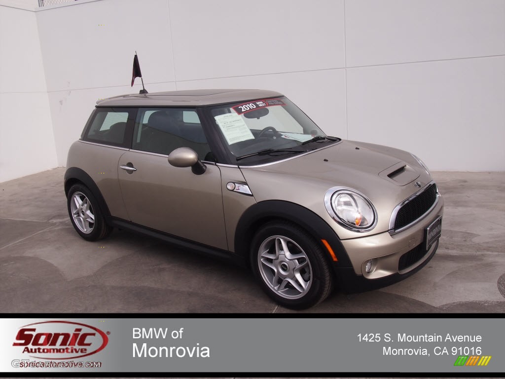 2010 Cooper S Hardtop - Sparkling Silver Metallic / Grey/Carbon Black photo #1