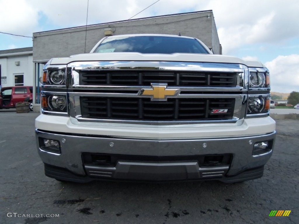 2014 Silverado 1500 LTZ Z71 Crew Cab 4x4 - White Diamond Tricoat / Jet Black/Dark Ash photo #1