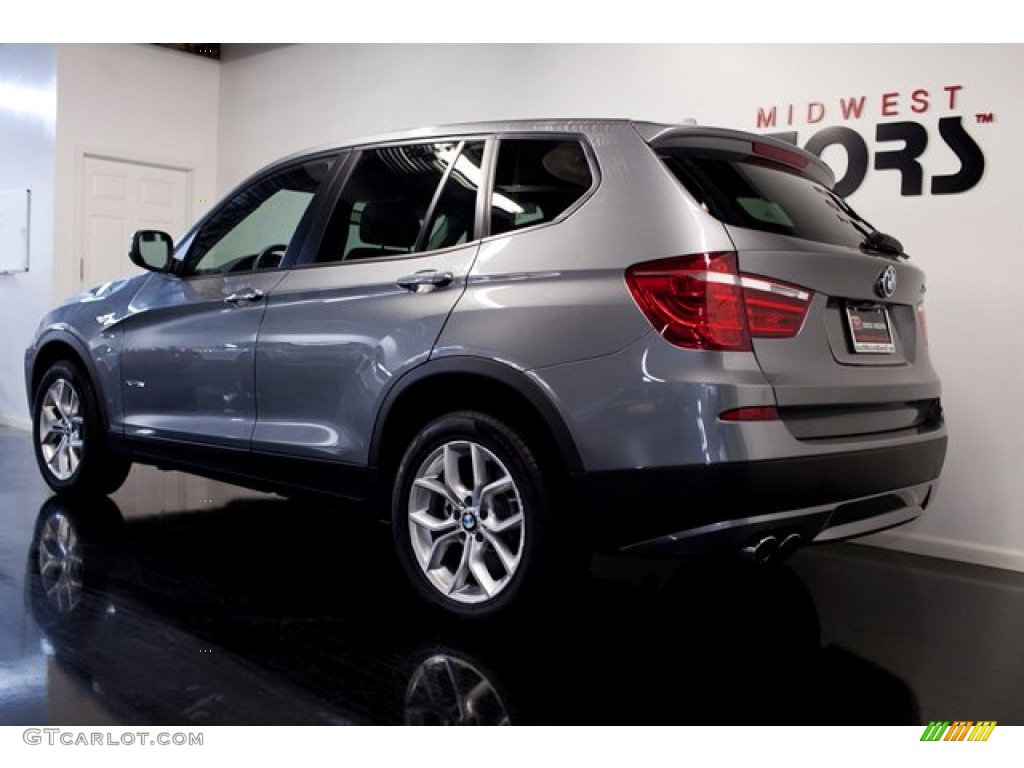 2013 X3 xDrive 35i - Space Gray Metallic / Black photo #6