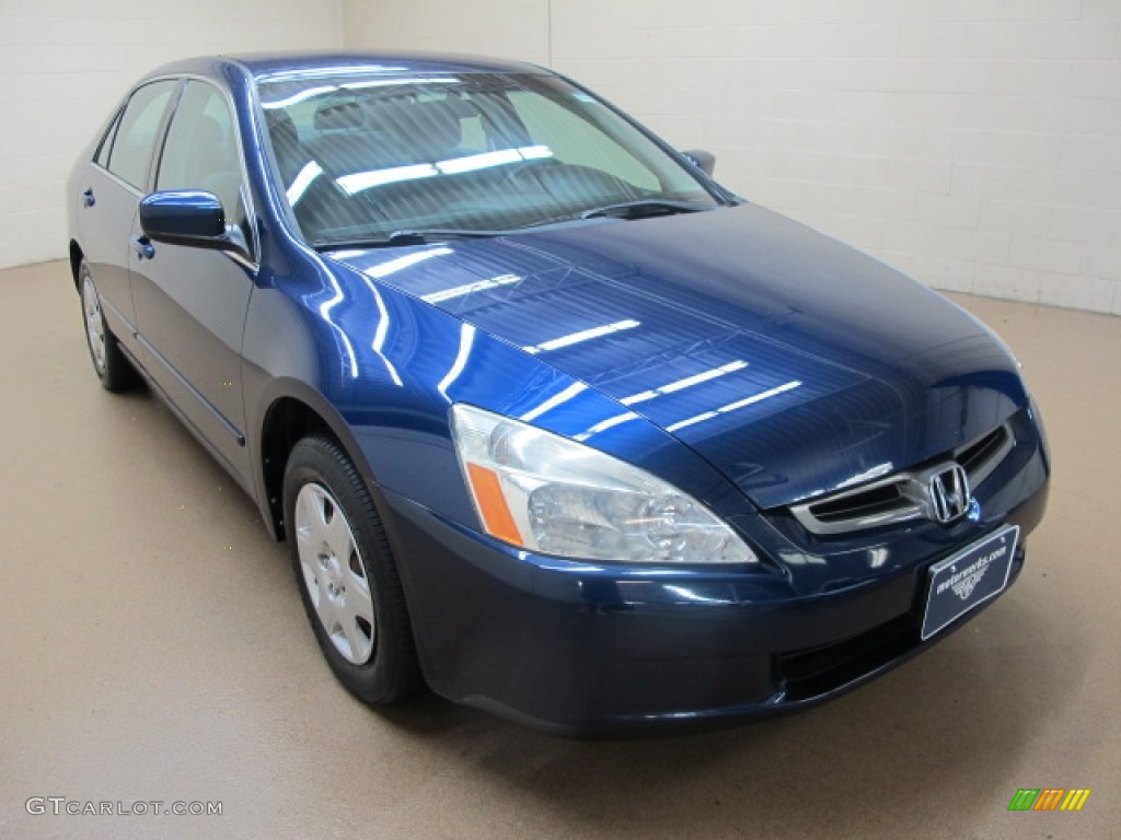 2005 Accord LX Sedan - Sapphire Blue Pearl / Gray photo #1