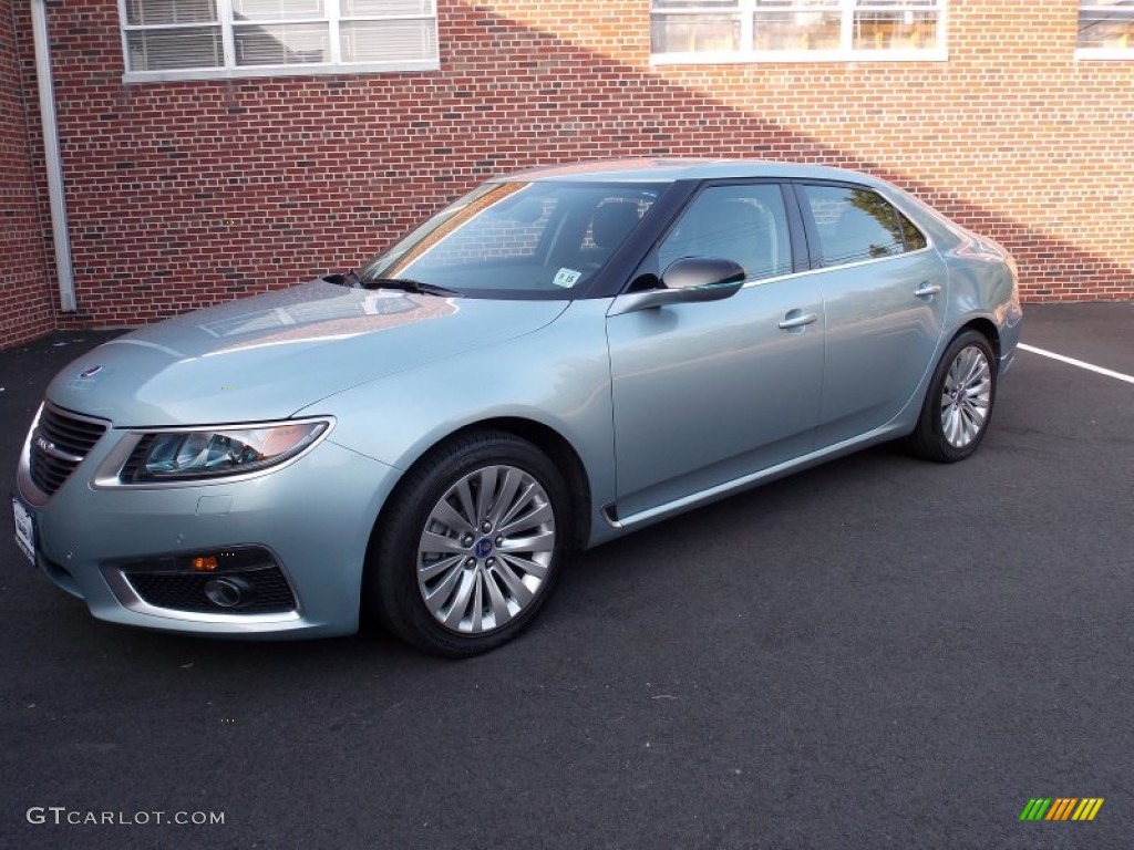 2010 9-5 Aero Sedan XWD - Glacier Silver Metallic / Dark Pewter photo #1