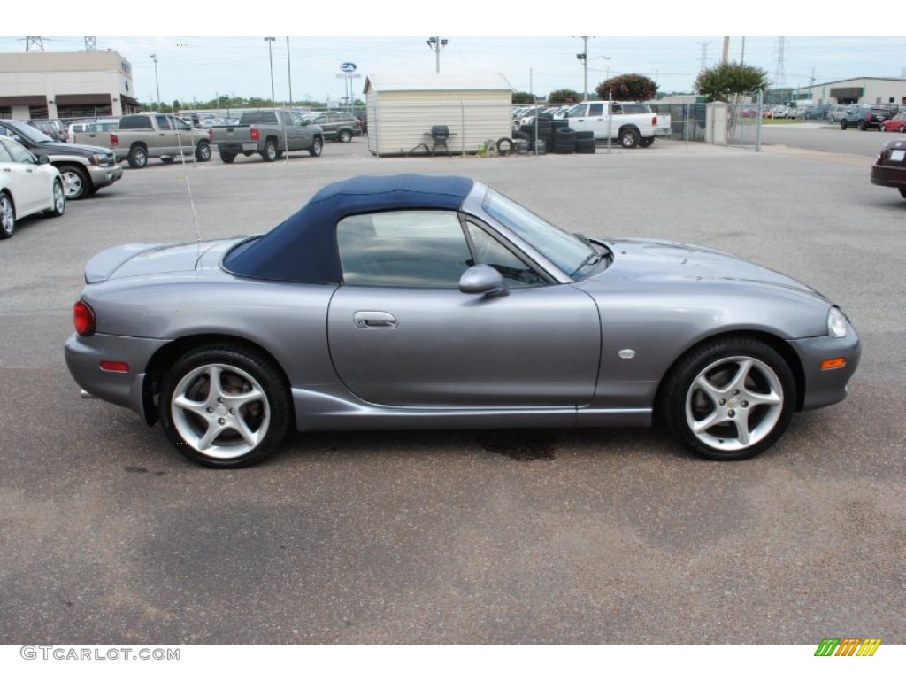 Titanium Gray Metallic 2003 Mazda MX-5 Miata Shinsen Roadster Exterior Photo #86512388